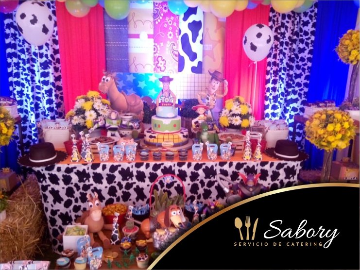 mesa dulce tema infantil